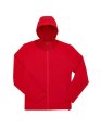 Heren Hoodie Softshell Jas B&C Reset JG006 Rood